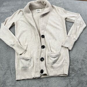 Between Me & You S Cream‎ Button Down Cardigan 100% Cotton Sweater